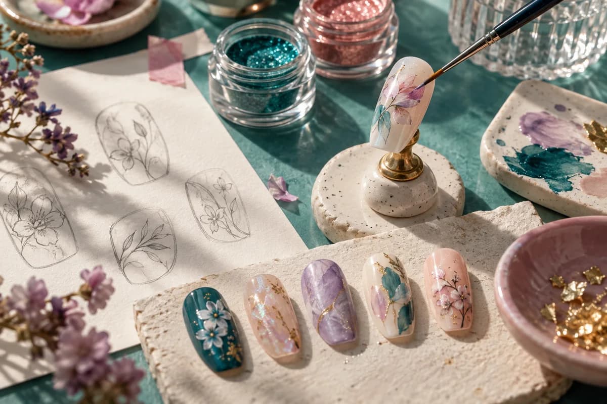 Artist Picks: GLAZEM nail-art campaign concept