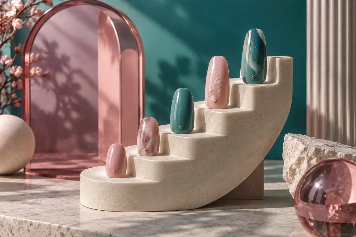Nail Length: GLAZEM nail-art campaign concept