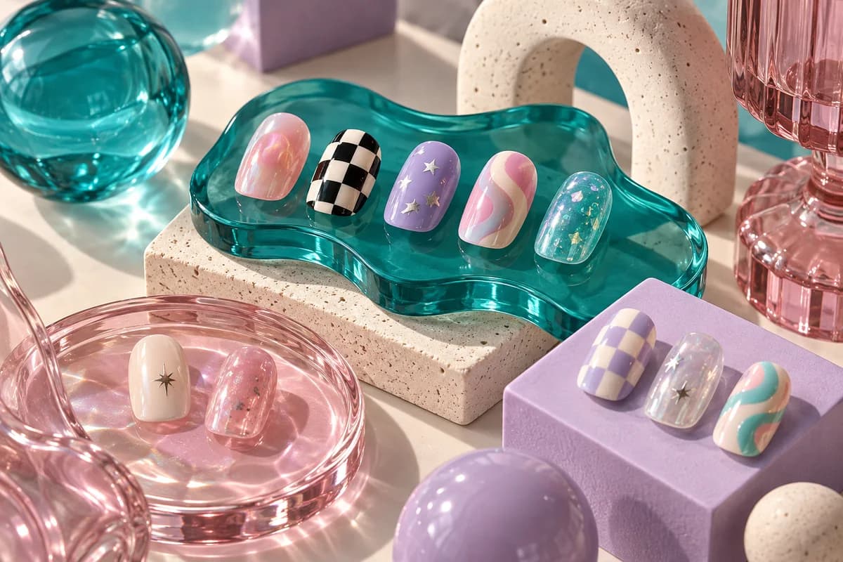 Gen Alpha & Gen Z: GLAZEM nail-art campaign concept