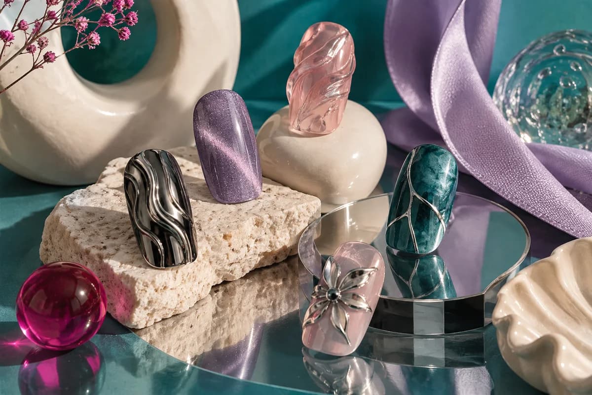 The Vibe: GLAZEM nail-art campaign concept