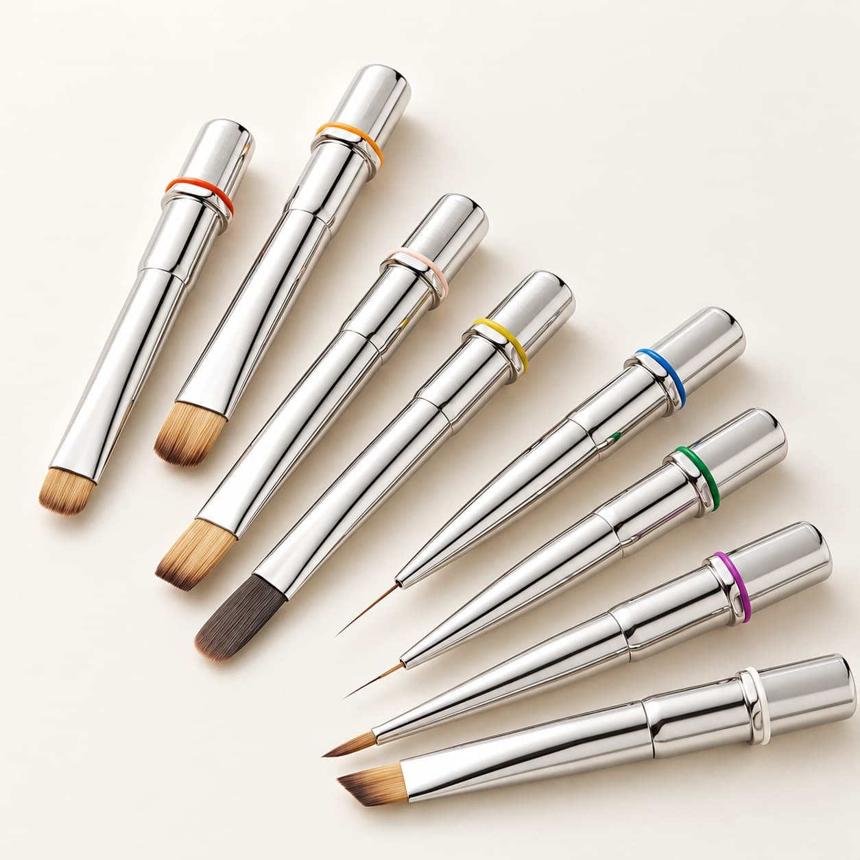 8-Piece Nail Art Brush Set image