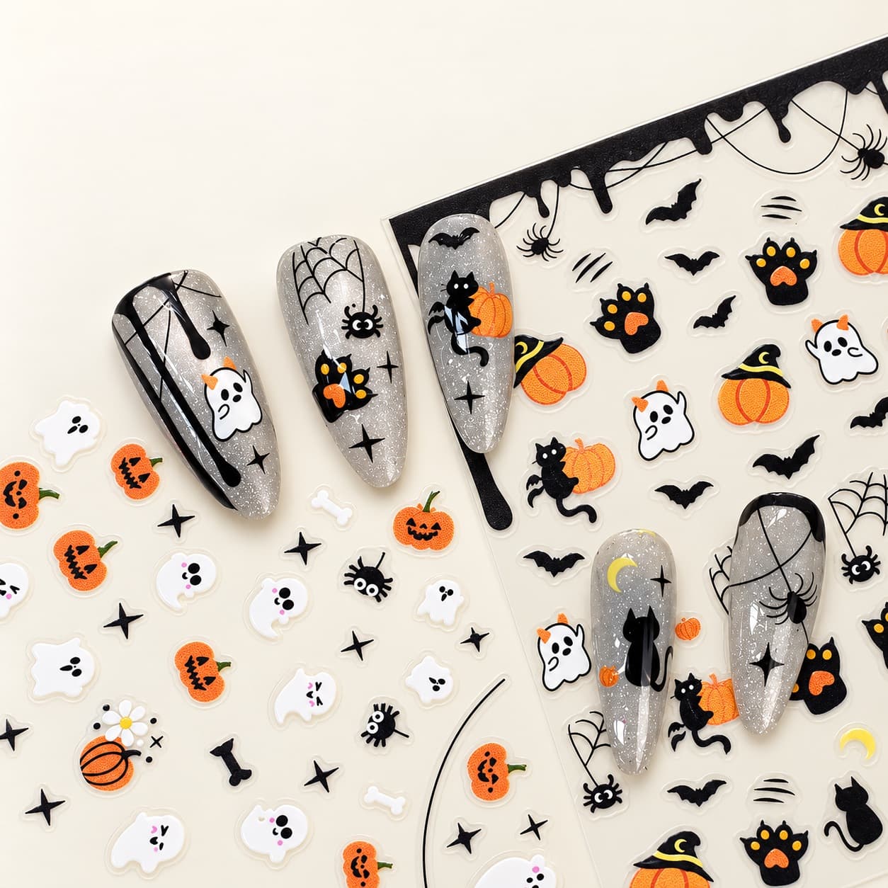 Halloween Nail Stickers — 1 Sheet image